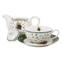 Porcelánový set hrnček a čajník Teddy 0,35l